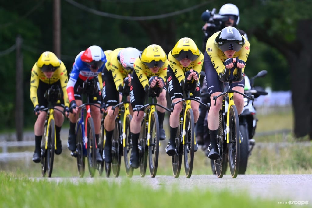 The world's longest leadout is a modern team time trial