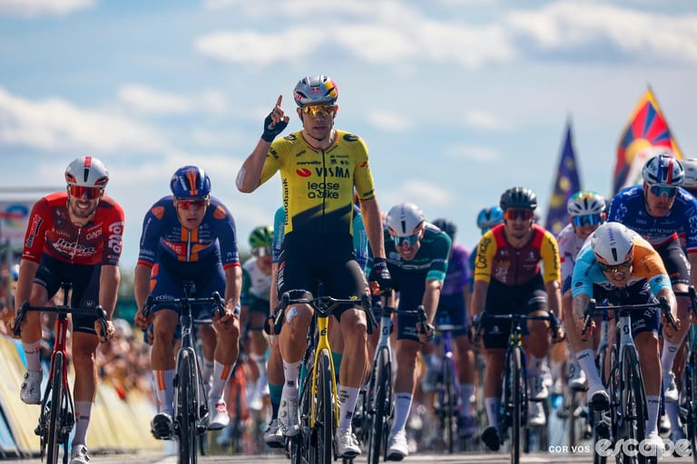 Wout van Aert is feeling better
